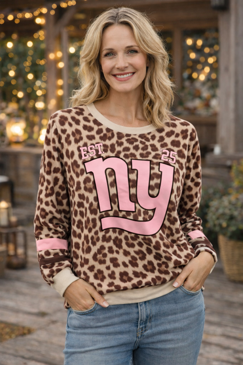 Trui met panterprint