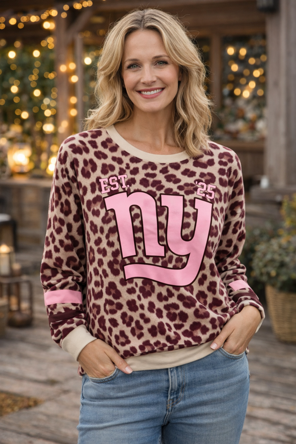 Trui met panterprint